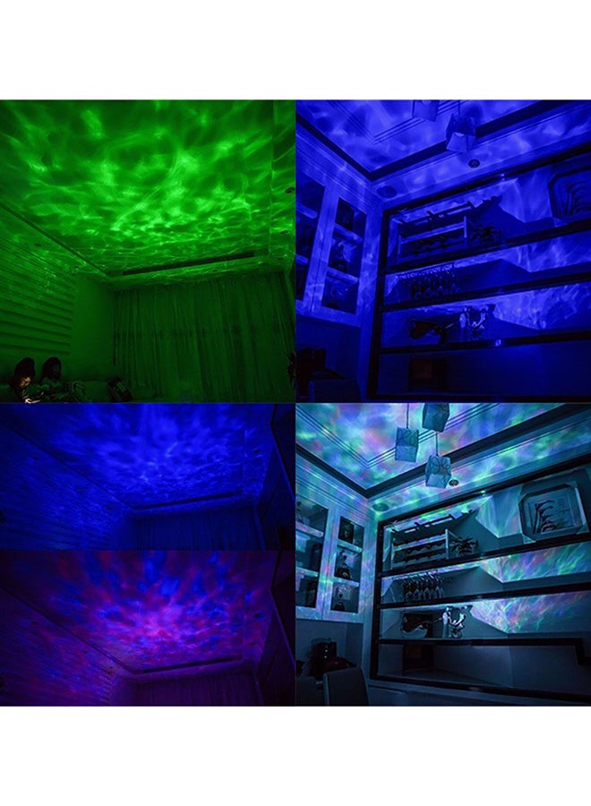 CYTHERIA LED Ocean Wave Starry Sky Night Light Projector Blue 12.6x12.6x10.5cm  - Image 3