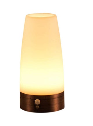Wireless Retro LED Night Light With PIR Motion Sensor White 6.8 x 3.4 x 3.4inch - v1551697093/N20936016A_1