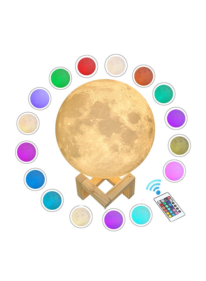 CYTHERIA 3D Printed Moon Lamp White 10cm - Image 2