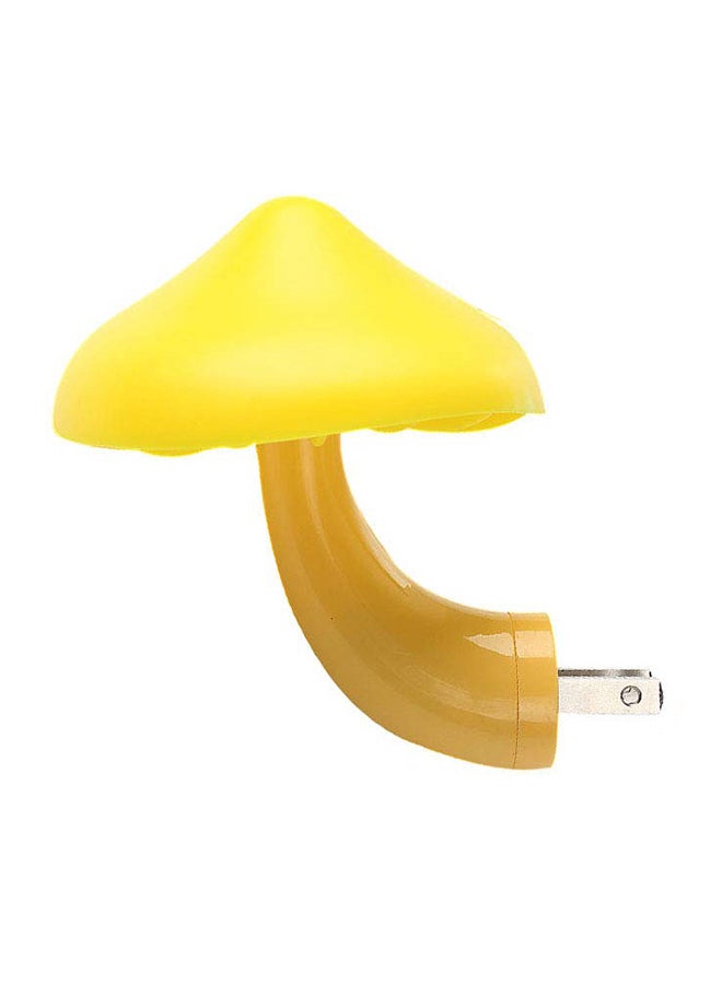 CYTHERIA LED Mini Mushroom Shaped Night Light Yellow 5 x 2.1 x 1.8inch  - Image 1