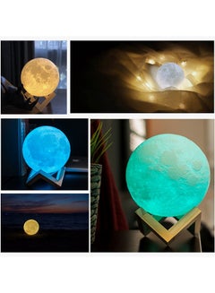 3D Printed Moon Lamp White 10cm - v1551697104/N20936031A_3