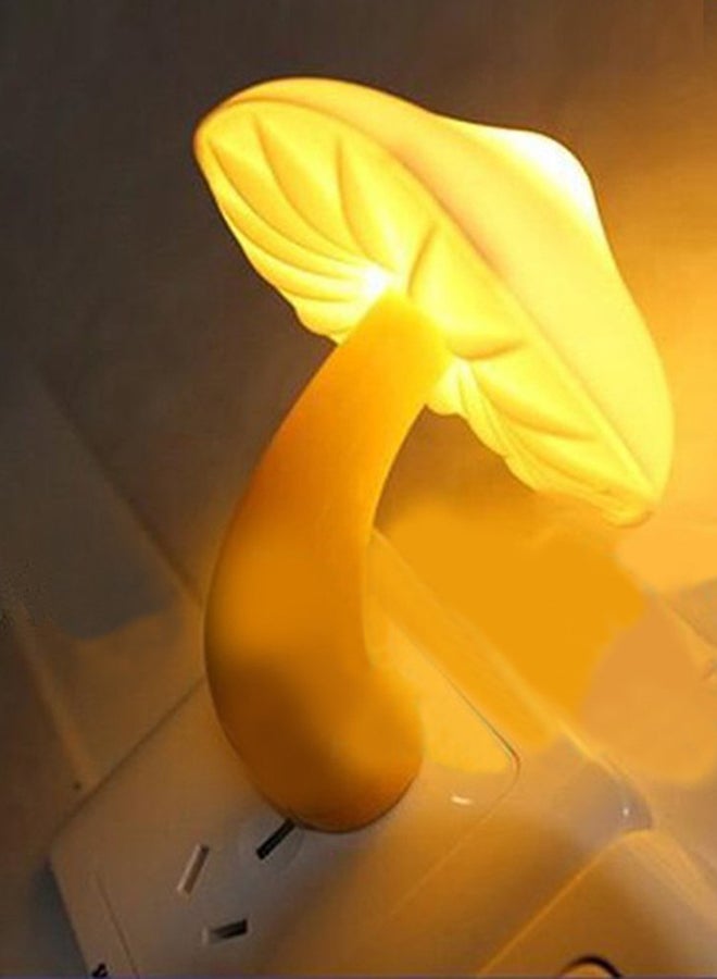 CYTHERIA LED Mini Mushroom Shaped Night Light Yellow 5 x 2.1 x 1.8inch  - Image 3