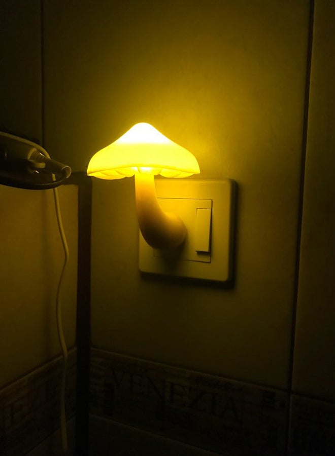 CYTHERIA LED Mini Mushroom Shaped Night Light Yellow 5 x 2.1 x 1.8inch  - Image 4