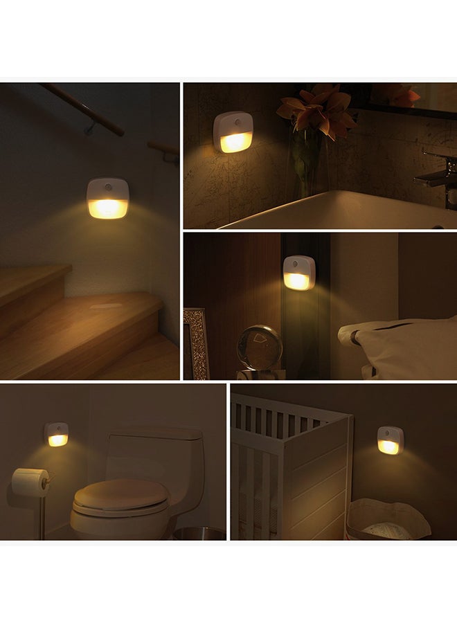 CYTHERIA 3 Piece LED Motion Sensing Lights White 4.3 x 3.3 x 3.1inch  - Image 4