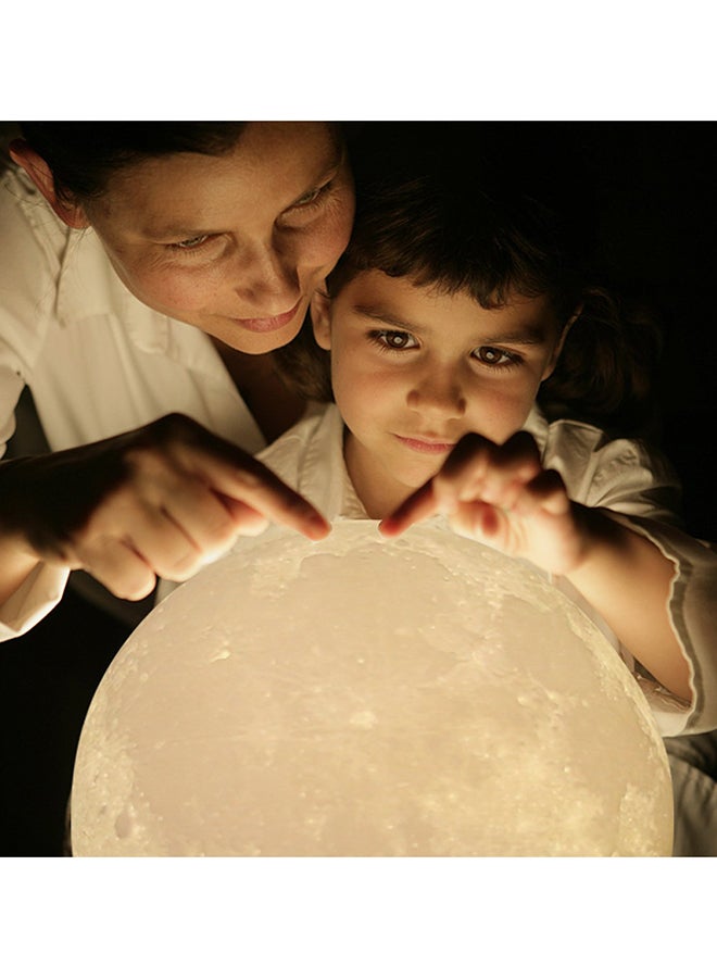 CYTHERIA 3D Printing LED Moon Lamp White 10cm  - Image 2
