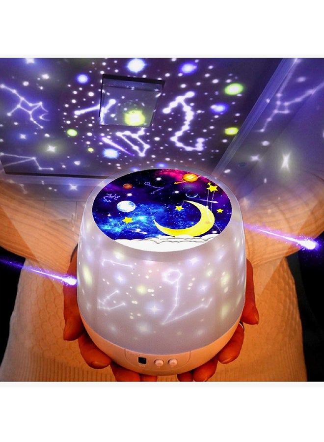 CYTHERIA Star Rotating Projector Night Light White  - Image 2