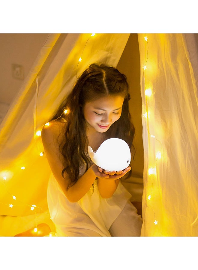 CYTHERIA Dolphin Shaped LED Night Light White 6.3x4.7x3.9inch  - Image 3