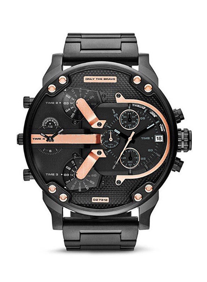 Men's Stainless Steel Watches Quartz Men'S Analog Wrist Watch
