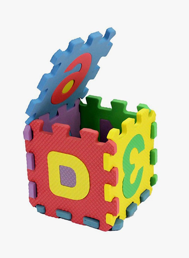 لعبة تعليمية للأطفال بساط أحجية الأرقام والحروف مصنوع من مادةٍ إسفنجية من 36 لوح في العلبة - Image 3