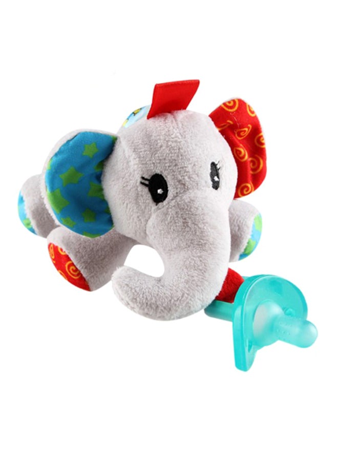 Cross-Border Baby Hanging Animal Models Anti-Drop Ribbon Pacifier Toy Baby Sleeping With Soothing Plush Dolls 