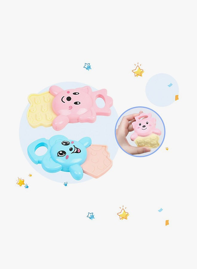 Generic - Chenghai Toys Baby Teeth Cartoon Rattle 15 Piece Set Infant Soft Rubber Teeth Toy - Image 1