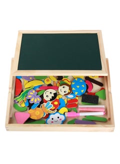 Generic Wood Mother Children's Wooden Puzzle Magnetic Double-Sided Drawing Board Spelling Music Educational Toys  Direct  - Image 1