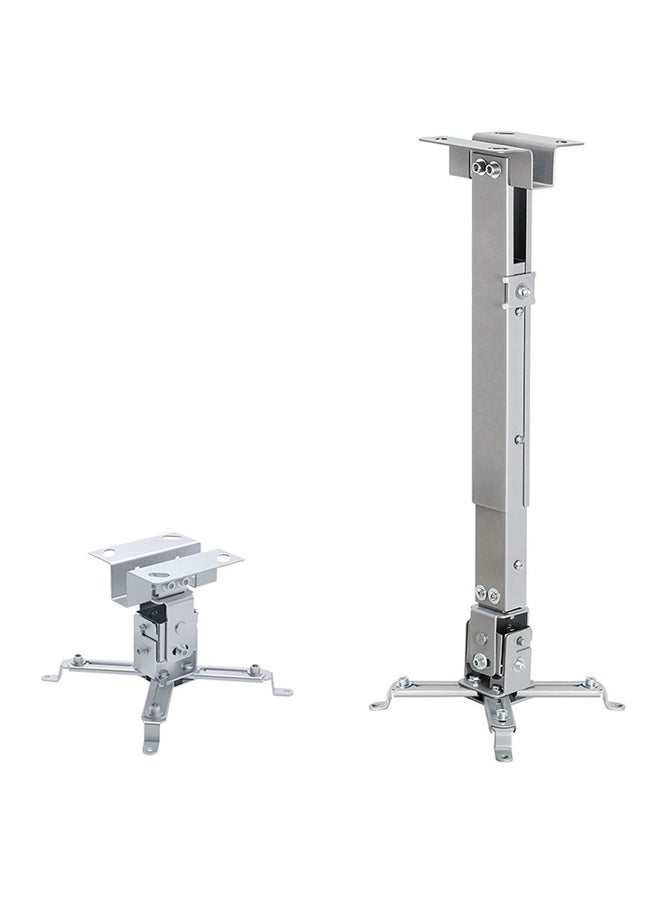 Universal Ceiling Bracket LCD Projector Mount White - Image 1