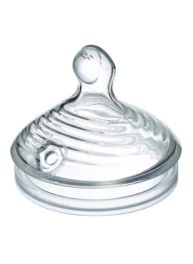 NUK 2-Piece Simply Natural Medium Flow Nipple - Image 2