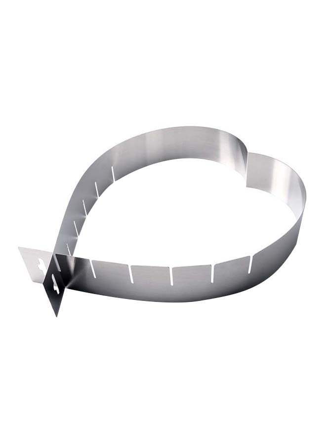 SiNO Easy To Demould Oval ExtensionType Cake Mould Silver 5.5X5.5X45centimeter - Image 1