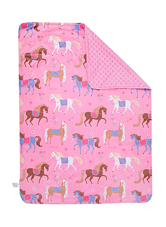 Horse Printed Plush Blanket - v1551701869/N21592738A_1