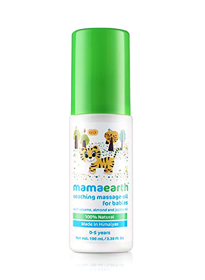 Mamaearth - Natural Soothing Massage Oil For Babies - Image 1
