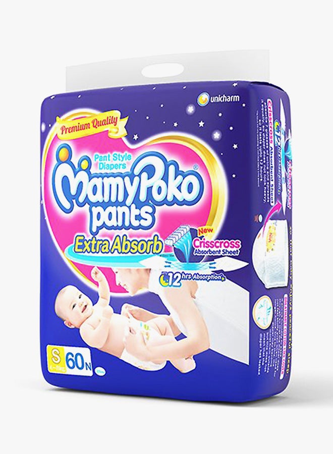 MamyPoko Pants Style Diapers, Small Size, 60 Count  - Image 2