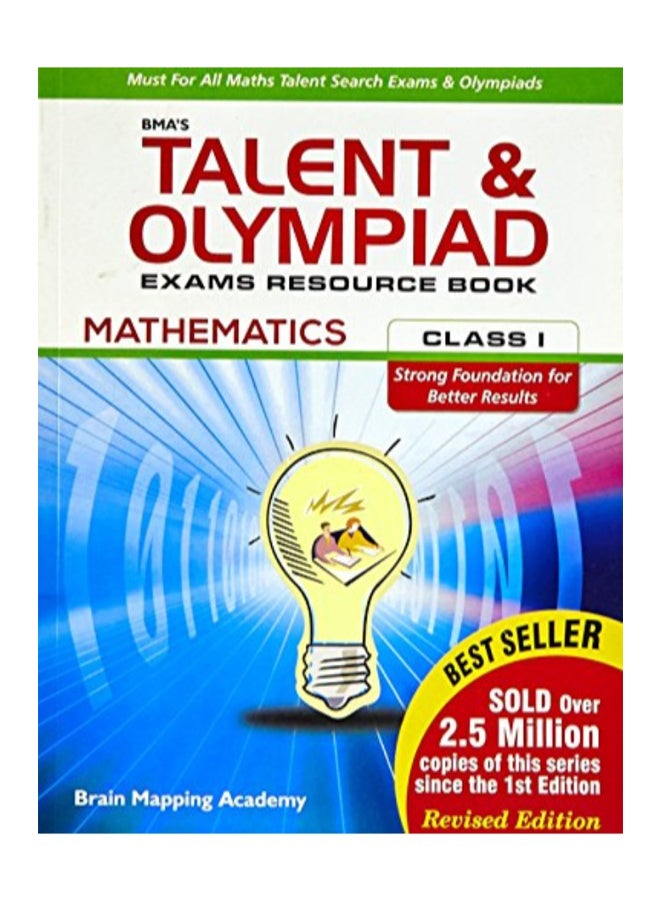 BMA's Talent And Olympiad Exams Resource Book For Class - 1 (Maths) paperback english - Image 1