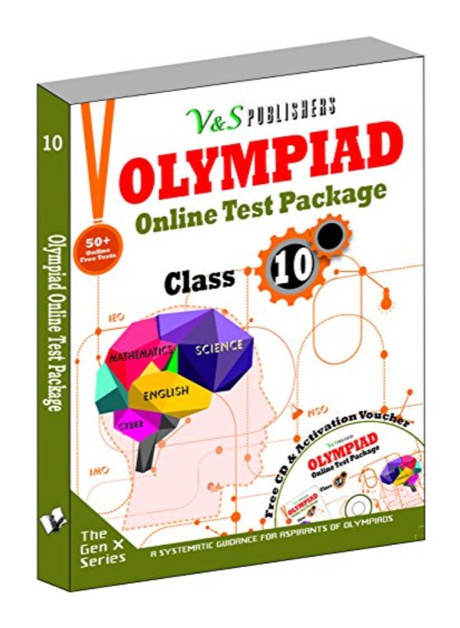Olympiad Online Test Package Class 10 paperback english - Image 1