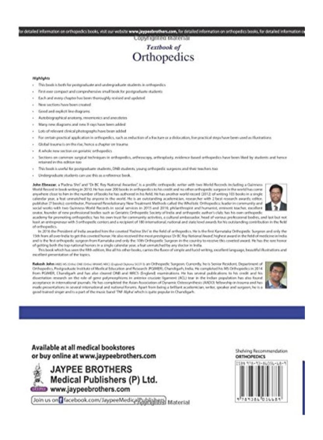 Orthopedics paperback english  - Image 2