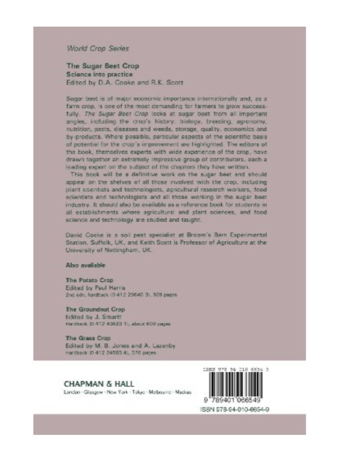 The Sugar Beet Crop paperback english