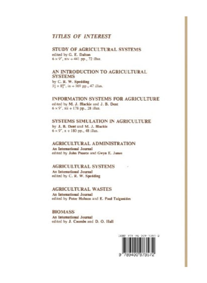 Managing Agricultural Systems paperback english - Image 2