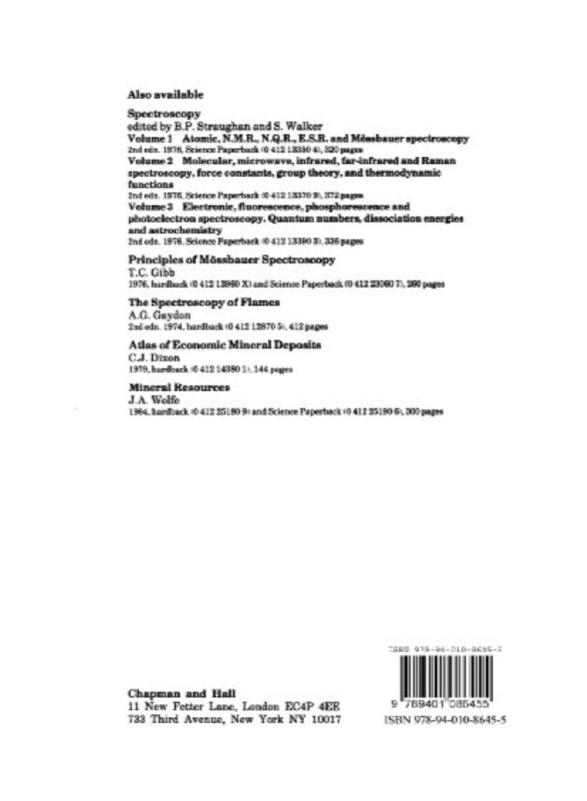 Chemical Bonding And Spectroscopy In Mineral Chemistry paperback english  - Image 2