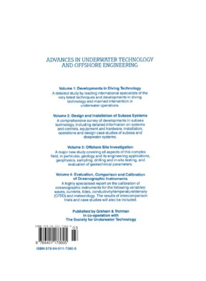 Offshore Site Investigation paperback english