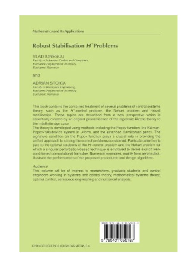 Robust Stabilisation And H_ Problems paperback english  - Image 2