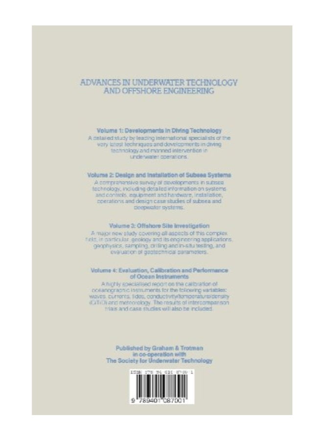 Developments In Diving Technology Paperback English by Society for Underwater Technology