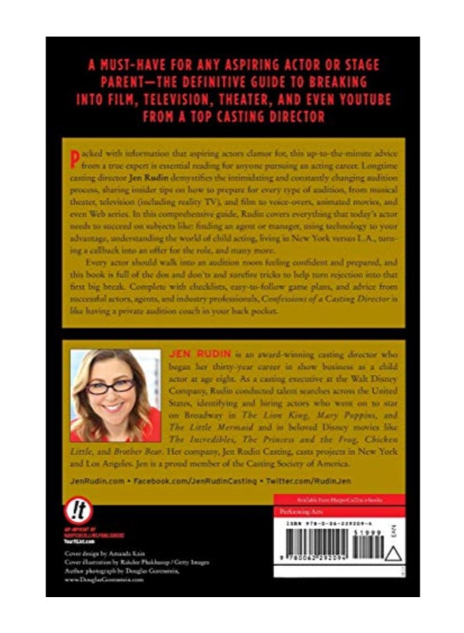 Confessions Of A Casting Director Paperback English by Jen Rudin