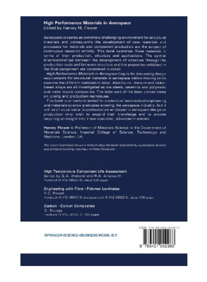High Performance Materials In Aerospace paperback english  - Image 2