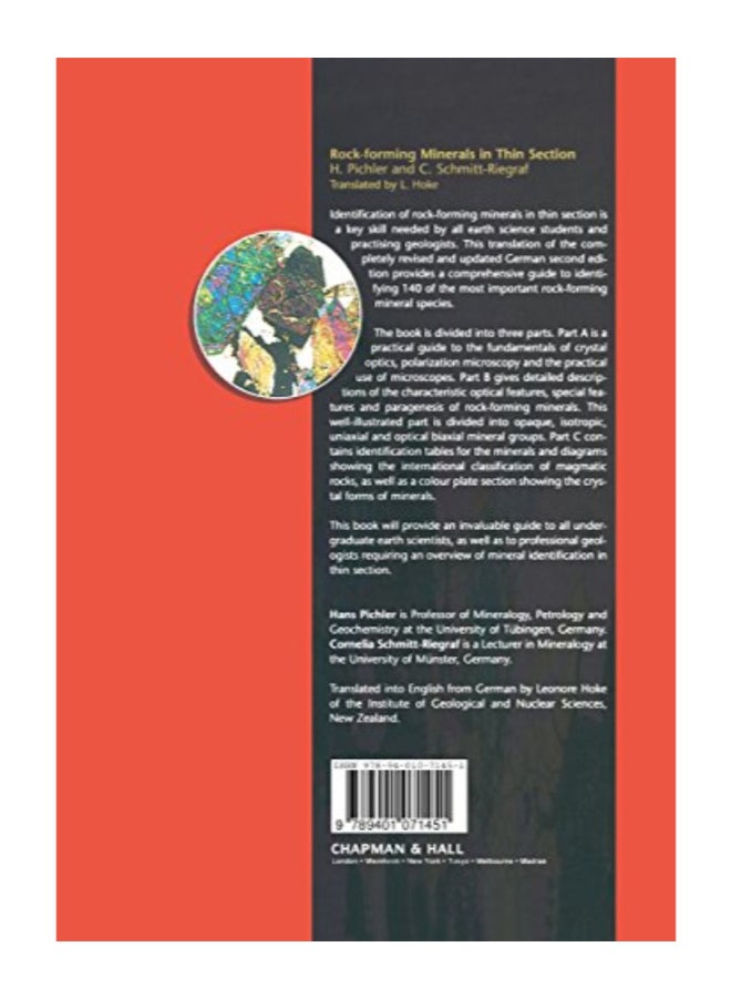 null - Rock-forming Minerals In Thin Section paperback english - Image 1