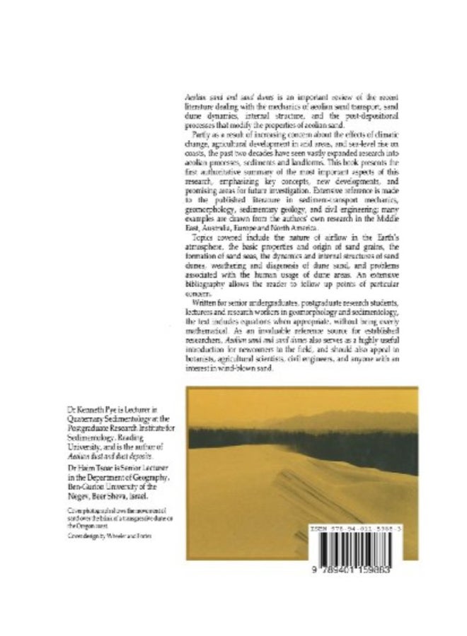 Aeolian Sand And Sand Dunes paperback english  - Image 2