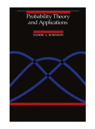 Probability Theory And Applications Paperback English by Enders A. Robinson - v1551704833/N21242252A_1