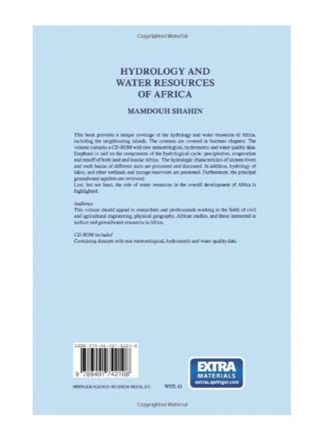 Hydrology And Water Resources Of Africa paperback english - Image 2