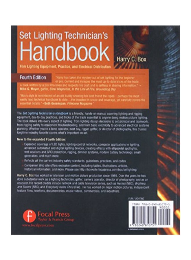 Set Lighting Technician's Handbook: Film Lighting Equipment, Practice, And Electrical Distribution paperback english - 30 September 2010  - Image 2