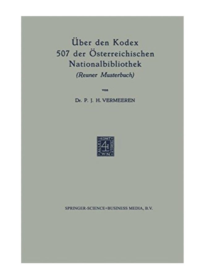 Über den Kodex 507 der Österreichischen Nationalbibliothek paperback german  - Image 1