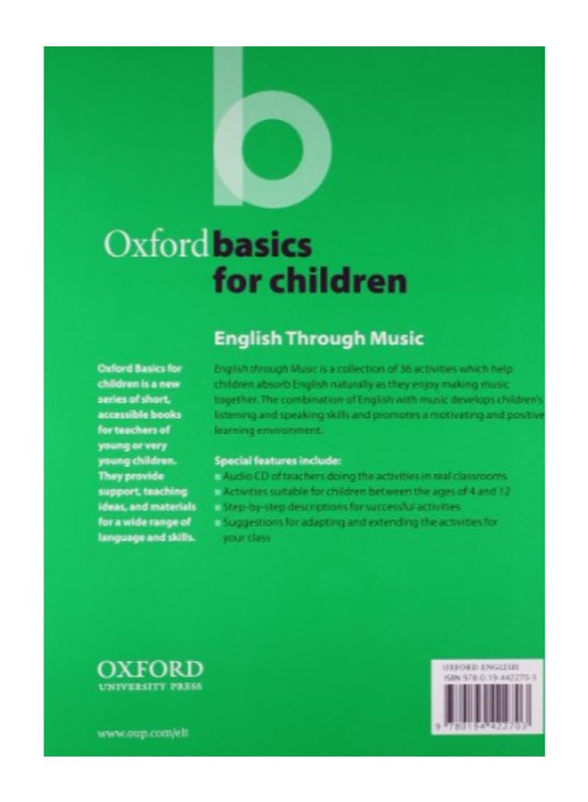 Oxford Basics For Children English Through Music Paperback English by Anice Paterson - Image 2