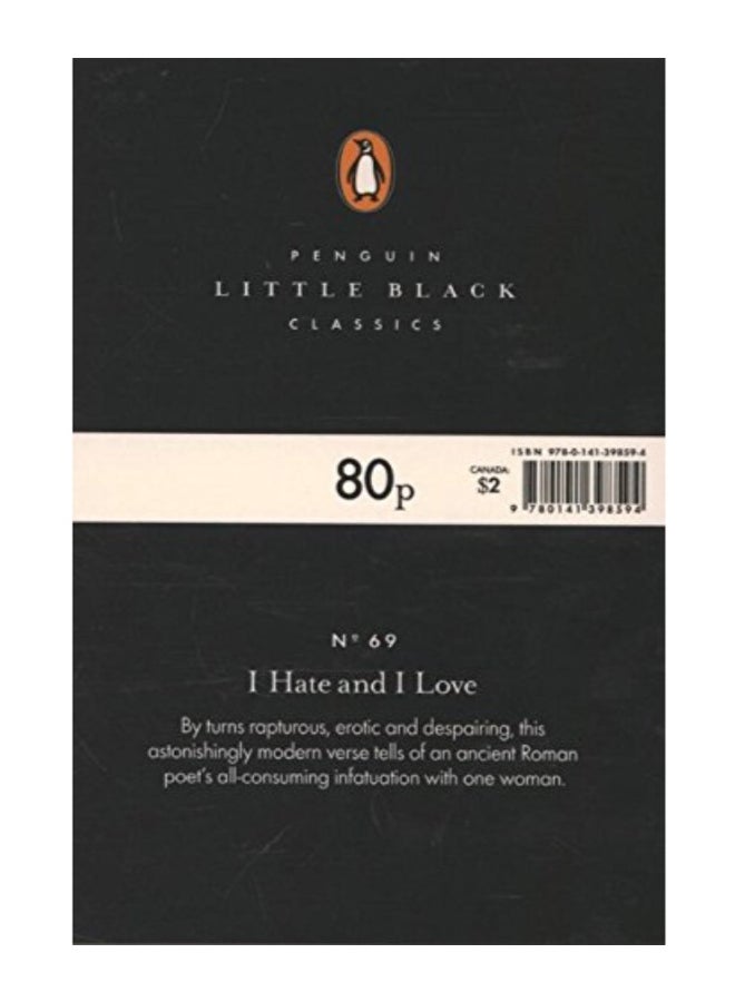I Hate And I Love Paperback English by Catullus  - Image 2