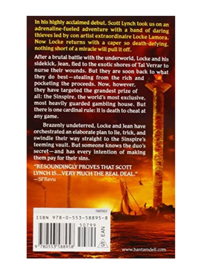 Red Seas Under Red Skies Paperback English by Locke Lamora - Image 2