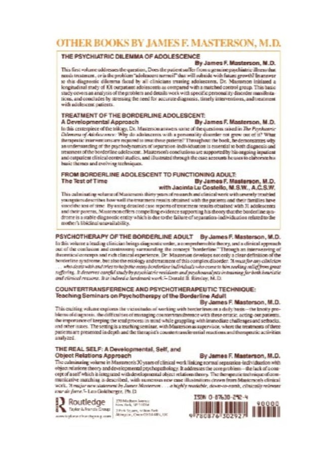 The Narcissistic And Borderline Disorders hardcover english  - Image 2