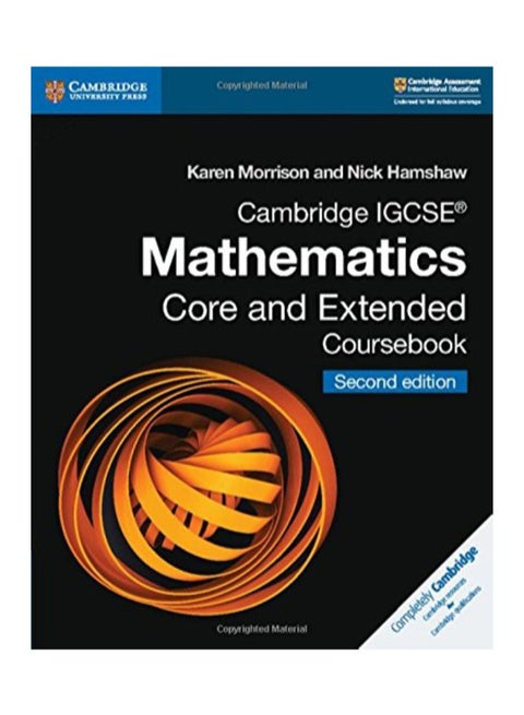 Igcse Mathematics Core And Extended Coursebook Paperback English by Karen Morrison - 43174