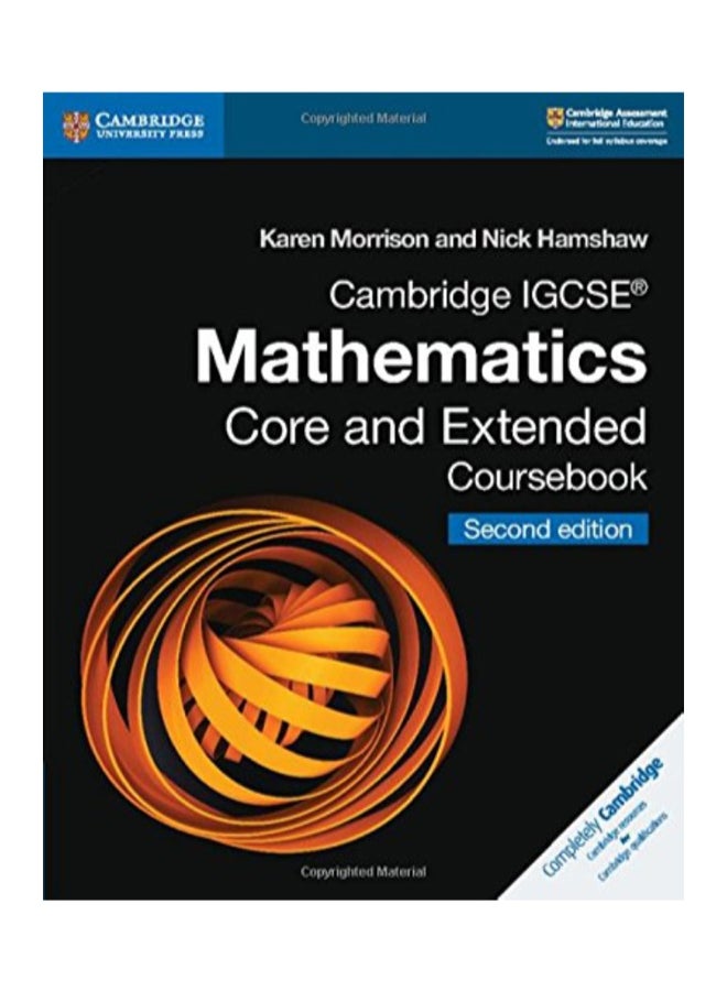 Igcse Mathematics Core And Extended Coursebook Paperback English by Karen Morrison - 43174