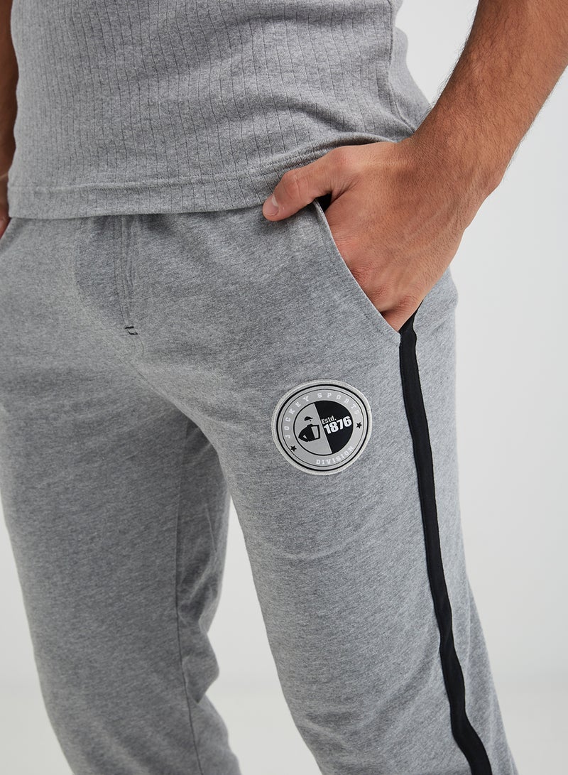 JOCKEY Pocket Detailed Sweatpants Grey/Black - Image 4