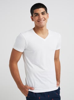 V-Neck T-Shirt White