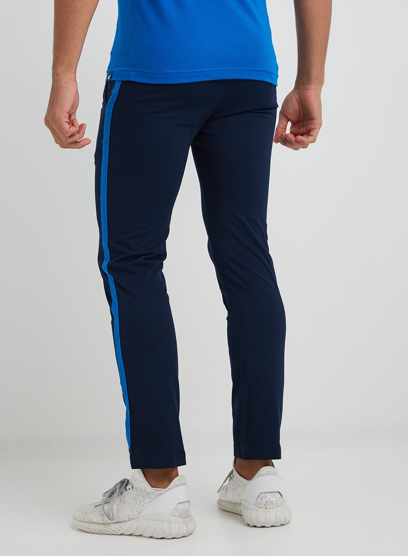 JOCKEY Pocket Detailed Sweatpants Navy Neon Blue - Image 2