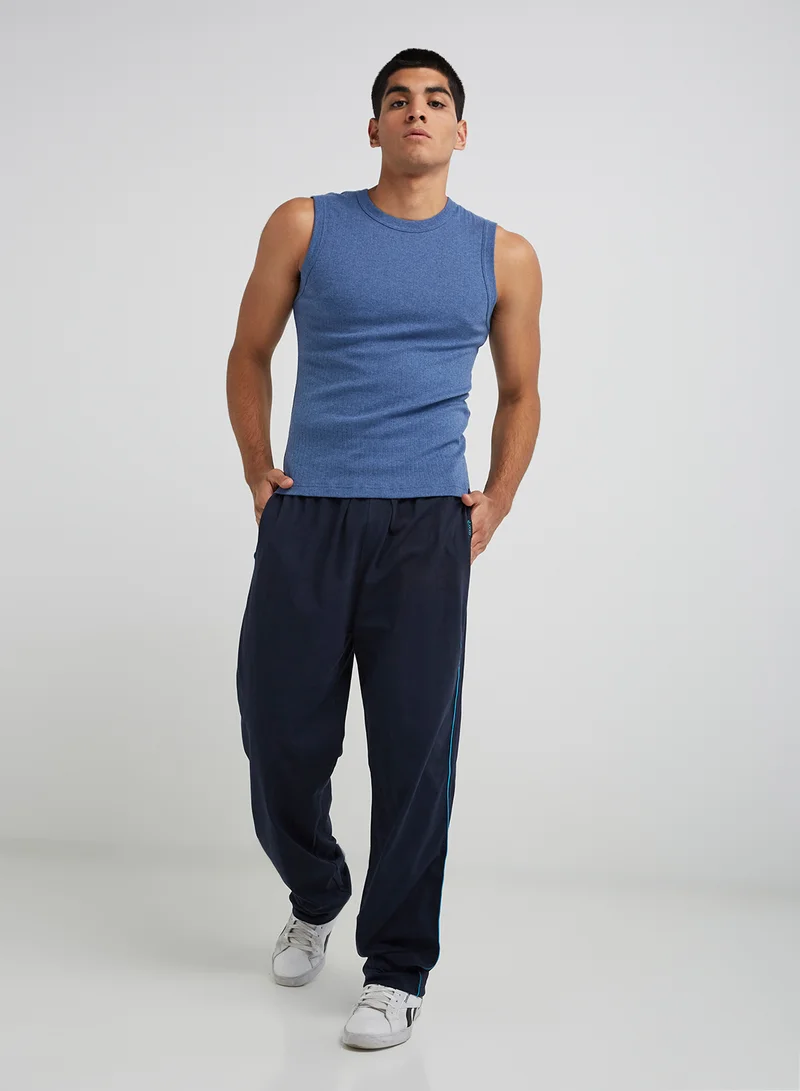 JOCKEY Crew Neck Gym Vest Blue