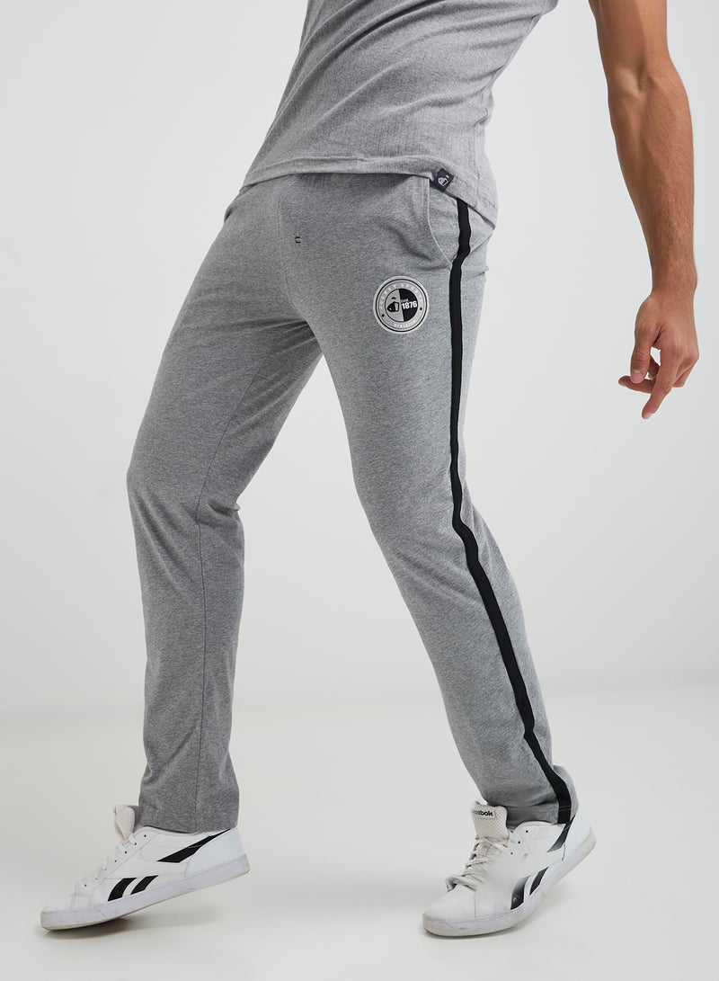 JOCKEY Pocket Detailed Sweatpants Grey/Black - Image 1